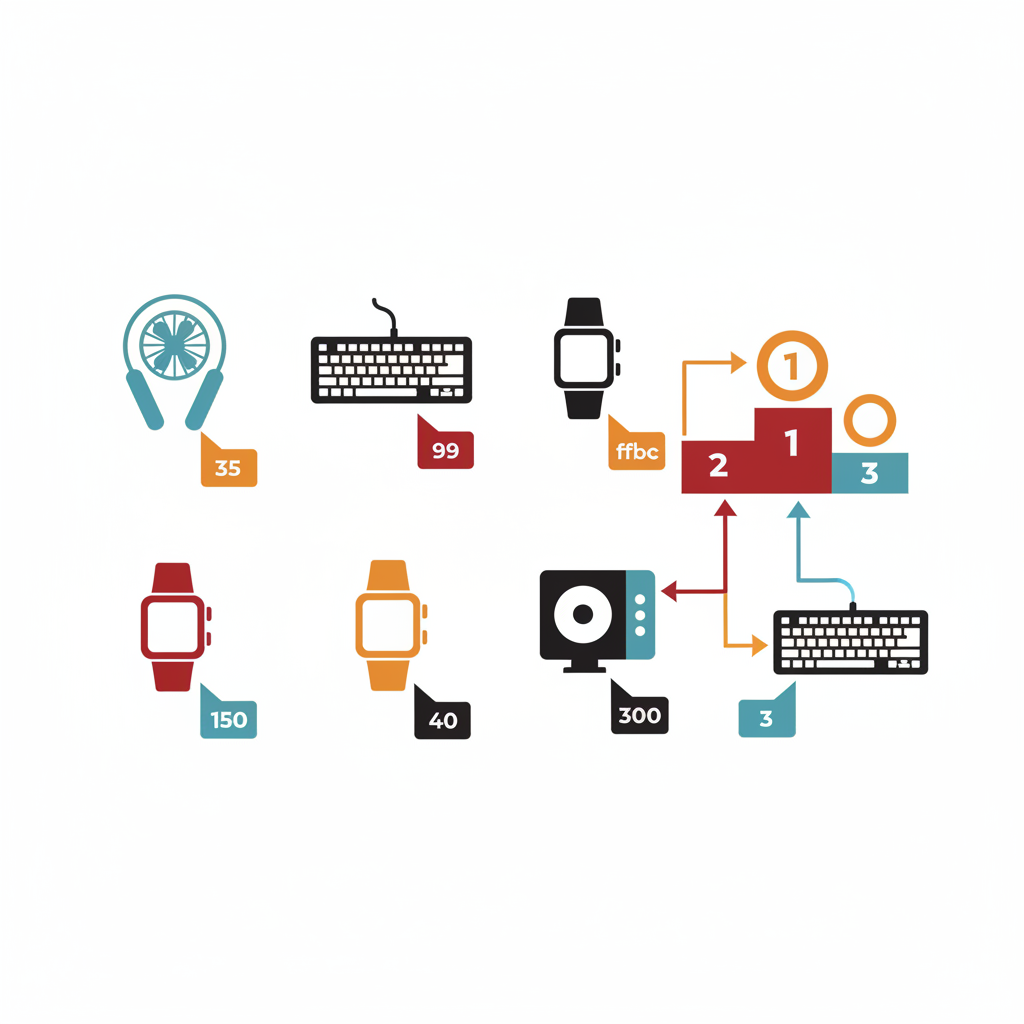 초이스 데이 베스트셀러 결산 — 카테고리 횡단 인기 직구 가전·가젯 5픽 모음 인포그래픽