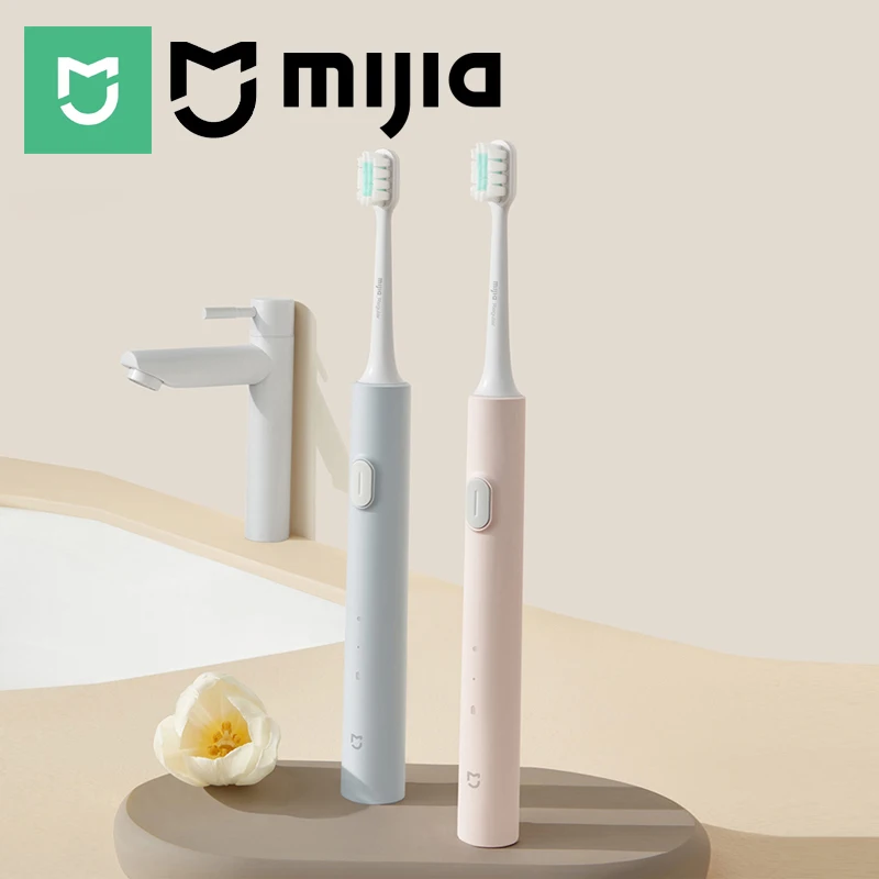 MIJIA T200/T200C Sonic Electric Toothbrush USB-C 25 Day Battery IPX7 Waterproof 2 Mode 2 Brush Heads Whitening — AliExpress 어필리에이트 제품 사진 (평점 4.86)