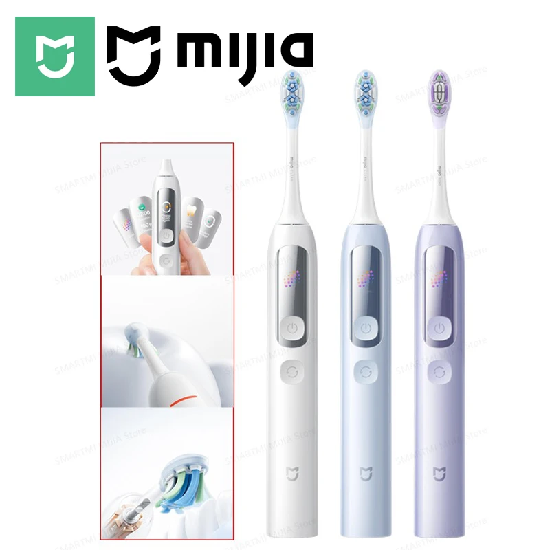 MIJIA Smart Servo-Oscillation Electric Toothbrush Pro IPX8 Waterproof Travel Lock 180-Day Long Battery Life App Control — AliExpress 어필리에이트 제품 사진 (평점 4.72)