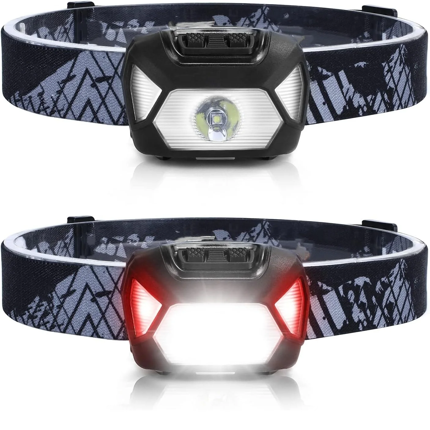 6 Modes Usb Rechargeable Headlamp IPX4 Waterproof Headlight Flashlights LED Head Lamp With Red Green Light For Outdoor Fishing — AliExpress 어필리에이트 제품 사진 (평점 4.76)