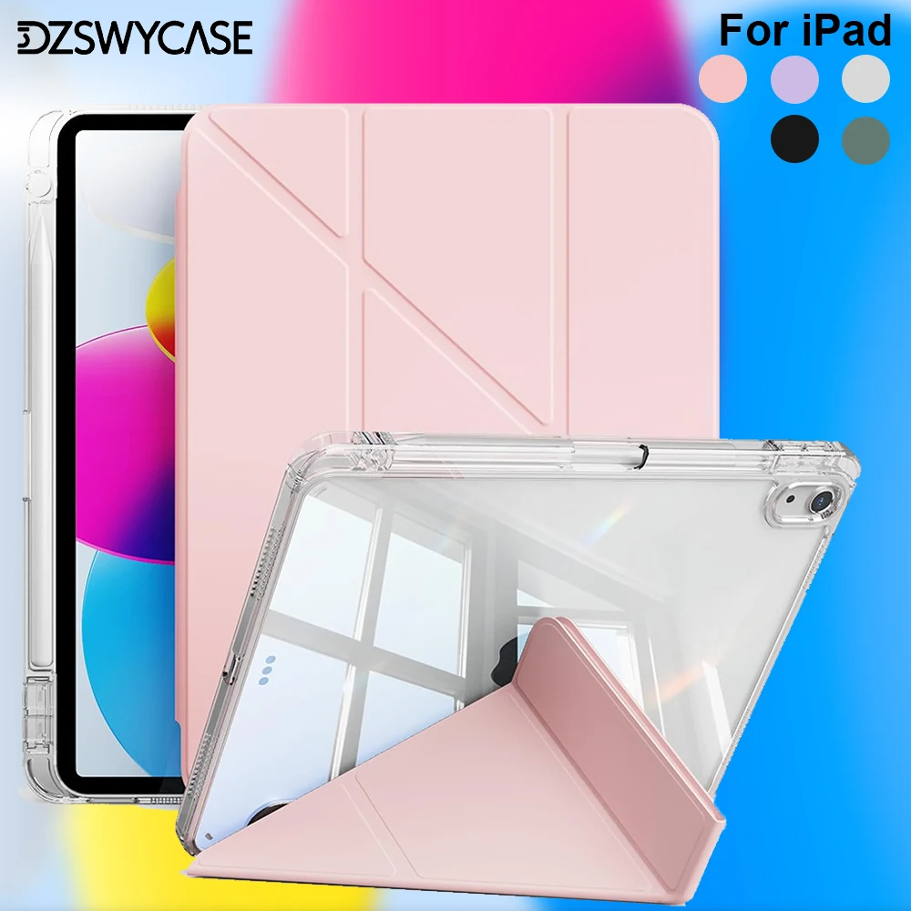 Case for iPad 10th 10.9 A16 11th Gen, Air 11 M2 M3, Pro 11, 9/8/7th 10.2, 5/6th 9.7, Mini 6/7 Y-Shaped Stand Cover — AliExpress 어필리에이트 제품 사진 (평점 4.73)