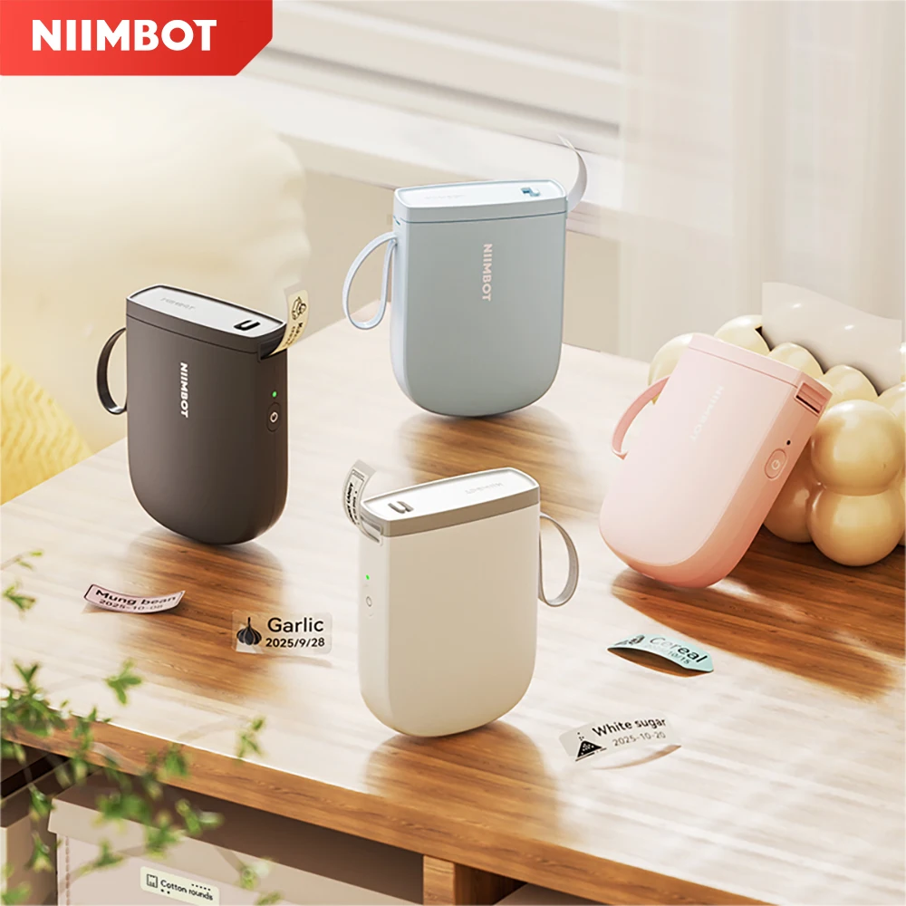 NIIMBOT D11 Mini Printer Wireless Phone Pocket Thermal Label Maker USB Rechargeable Inkless DIY Name Price Tag Sticker Machine — AliExpress 어필리에이트 제품 사진 (평점 4.84)