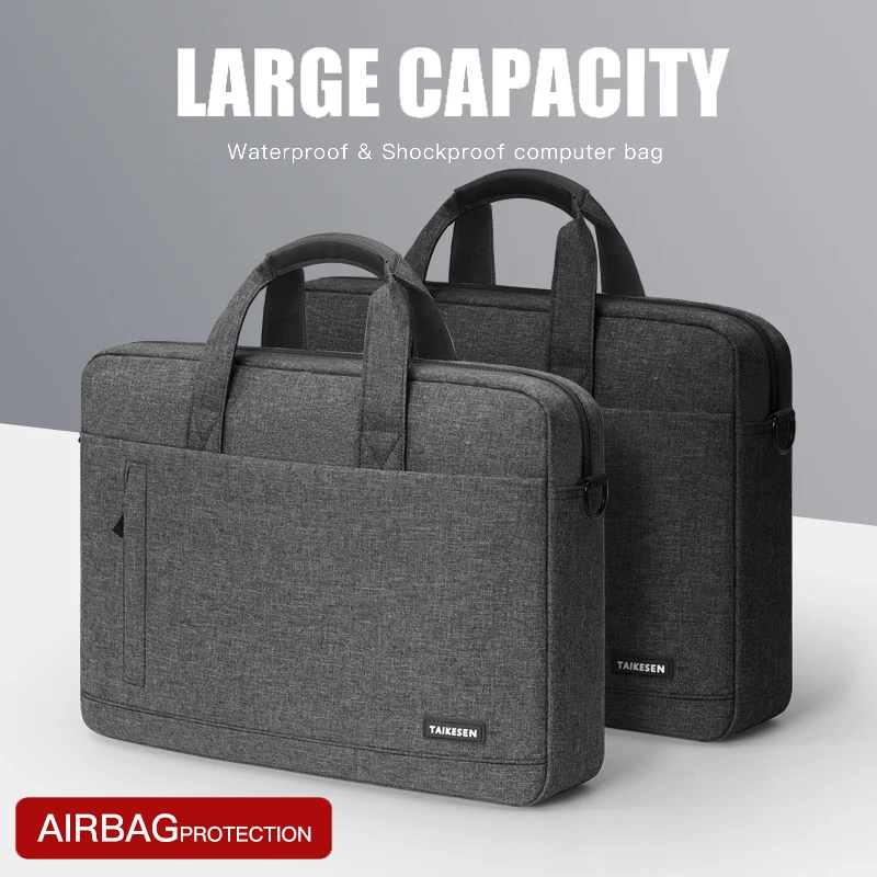 Laptop Bag Sleeve Case Shoulder Handbag For M3 M4 14 15 15.6 17 Inch Macbook Air Pro 13.3 Huawei Asus Dell Notebook Briefcases — AliExpress 어필리에이트 제품 사진 (평점 4.71)