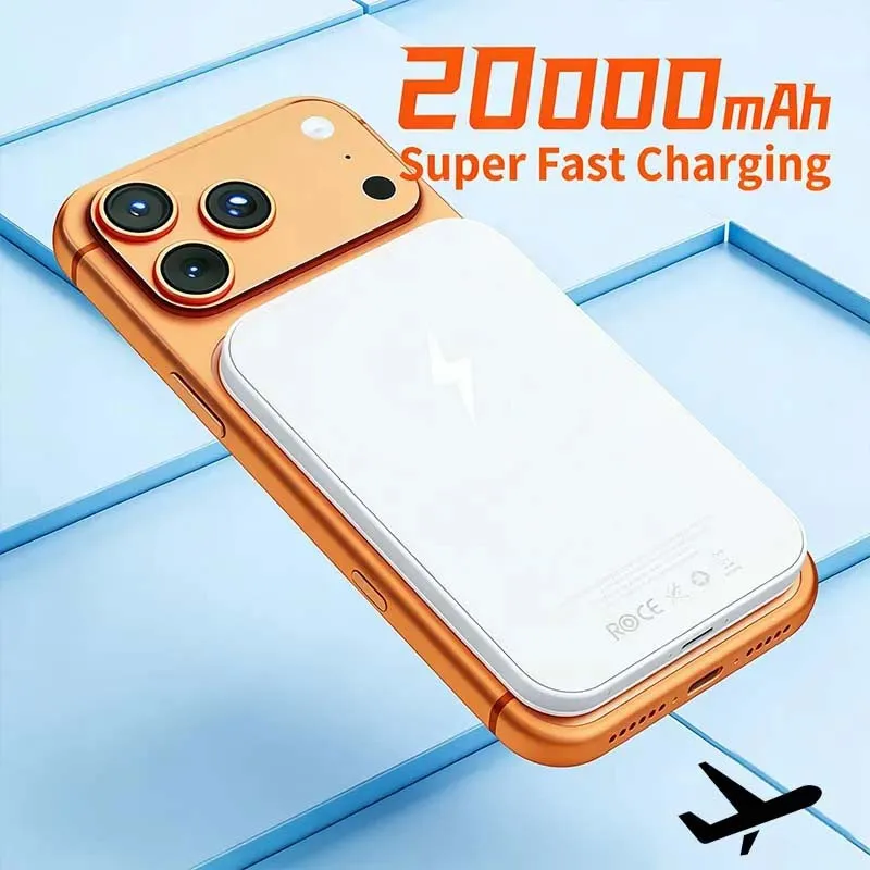 20000mAh Magnetic Power Bank PD 22.5W Fast Charger For MagSafe Portable Auxiliary Battery For iPhone — AliExpress 어필리에이트 제품 사진 (평점 4.7)