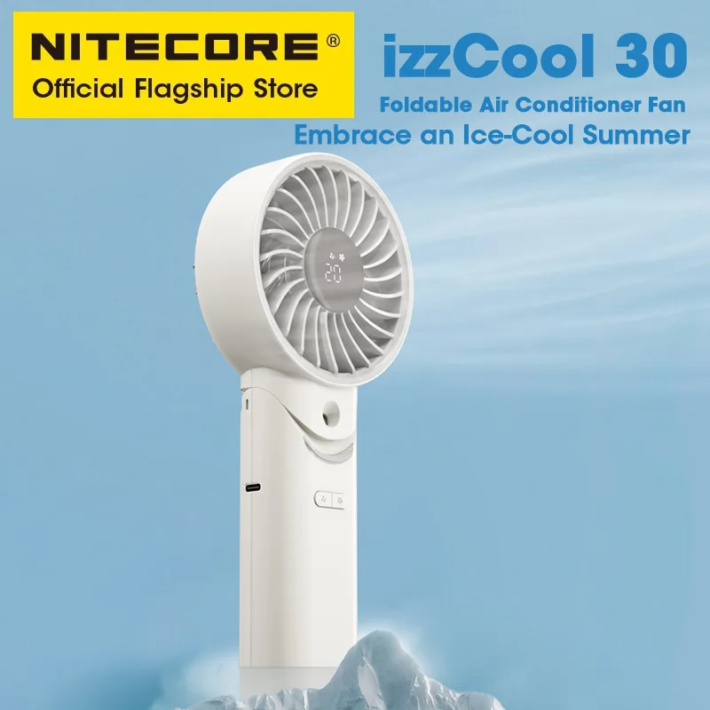 NITECORE izzcool 30 폴더블 휴대용 에어쿨러 — 미스트 분무 (최근 판매 42) — AliExpress 어필리에이트 제품 사진 (평점 4.76)
